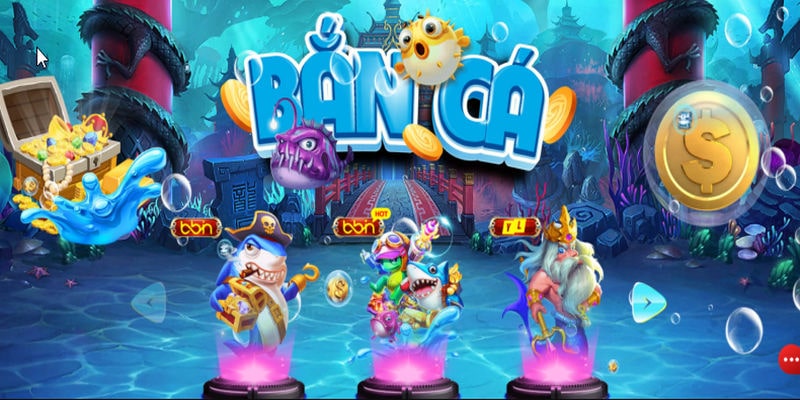 Bắn cá Thần Rồng có đồ họa 3D sắc nét và sống động